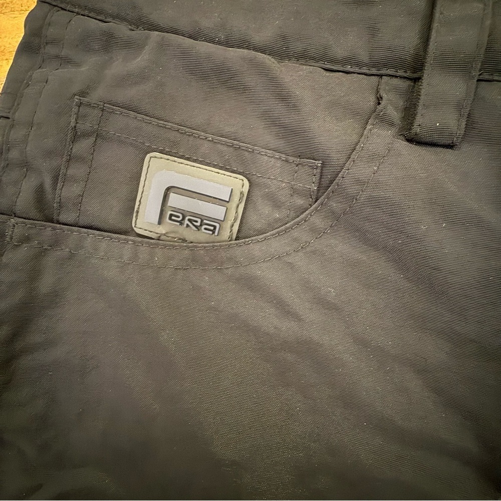 FERA Black Insulated Ski Snow Pants Ladies Size 6R - Picture 6 of 14